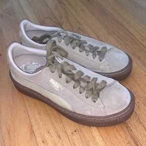 Puma suede platform sneaker